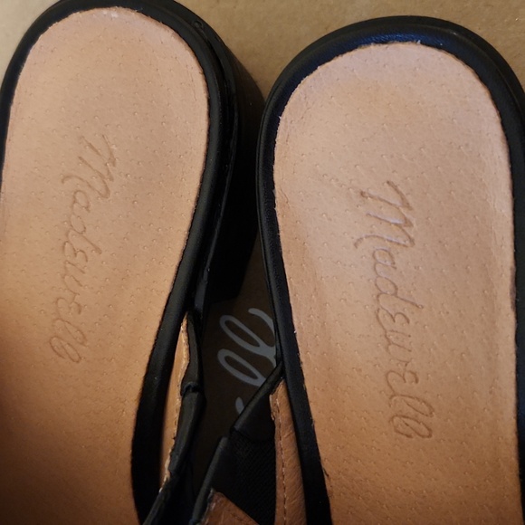 Madewell Black Leather Women's Mules - Picture 6 of 8